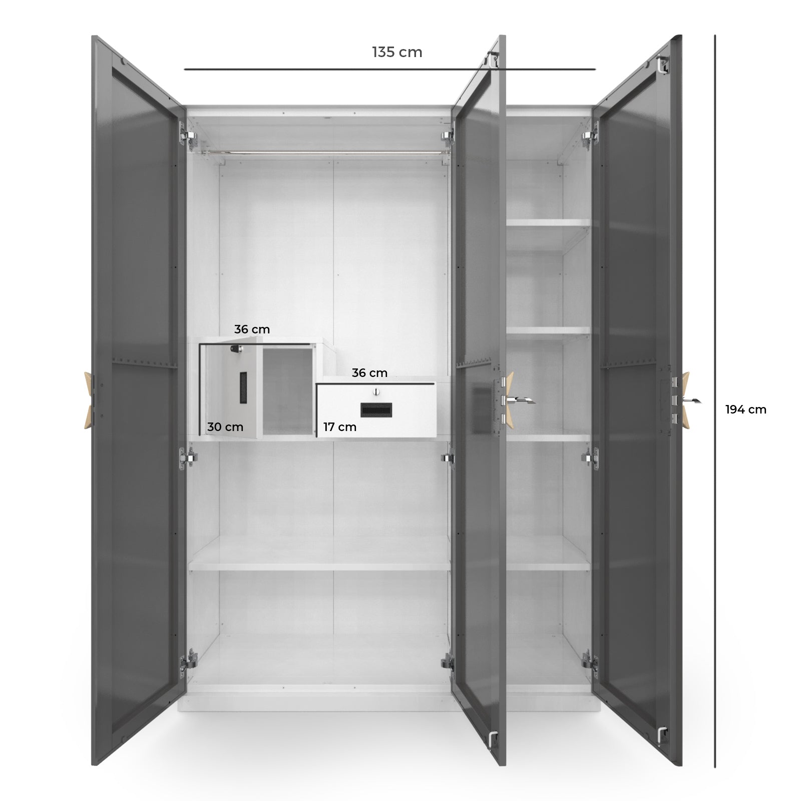 Chic 3 door (with Mirror)