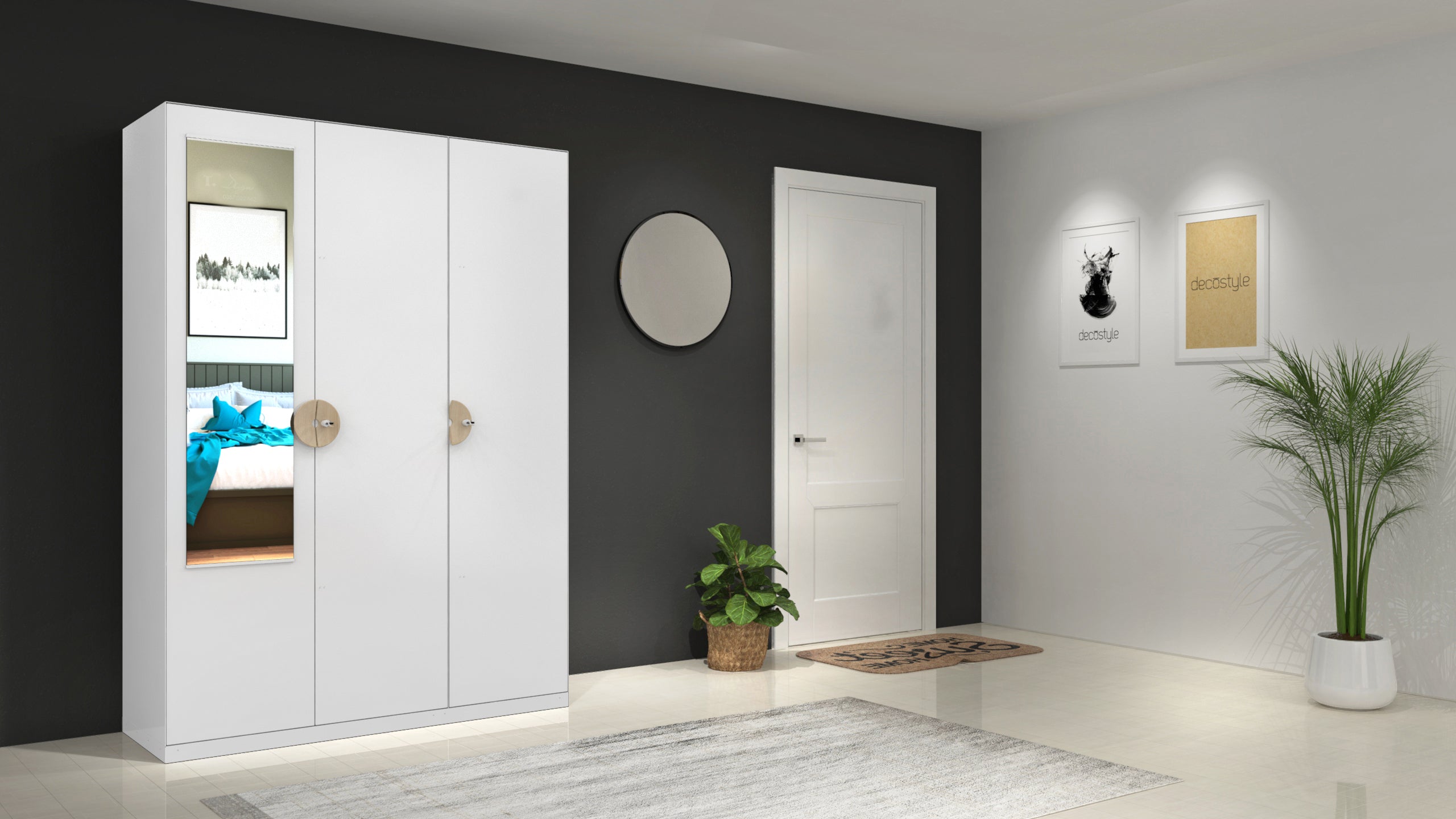 Chic 3 door (with Mirror)