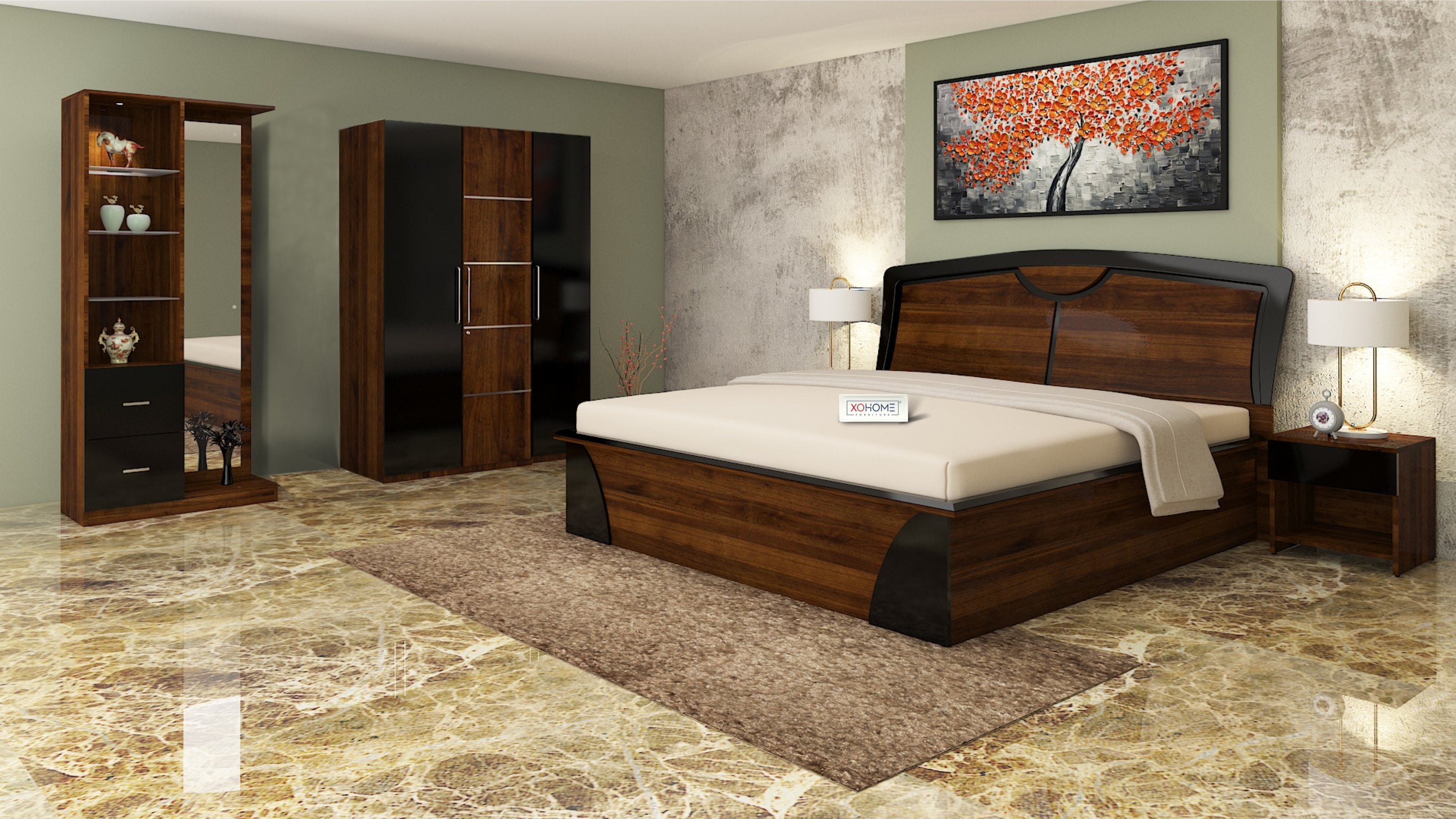 Wooden Bedroom Set