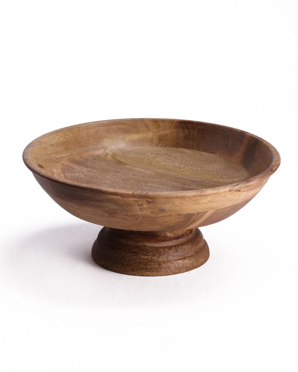 XOHOME sustainable wooden décor bowl made from 100 percent solidwood