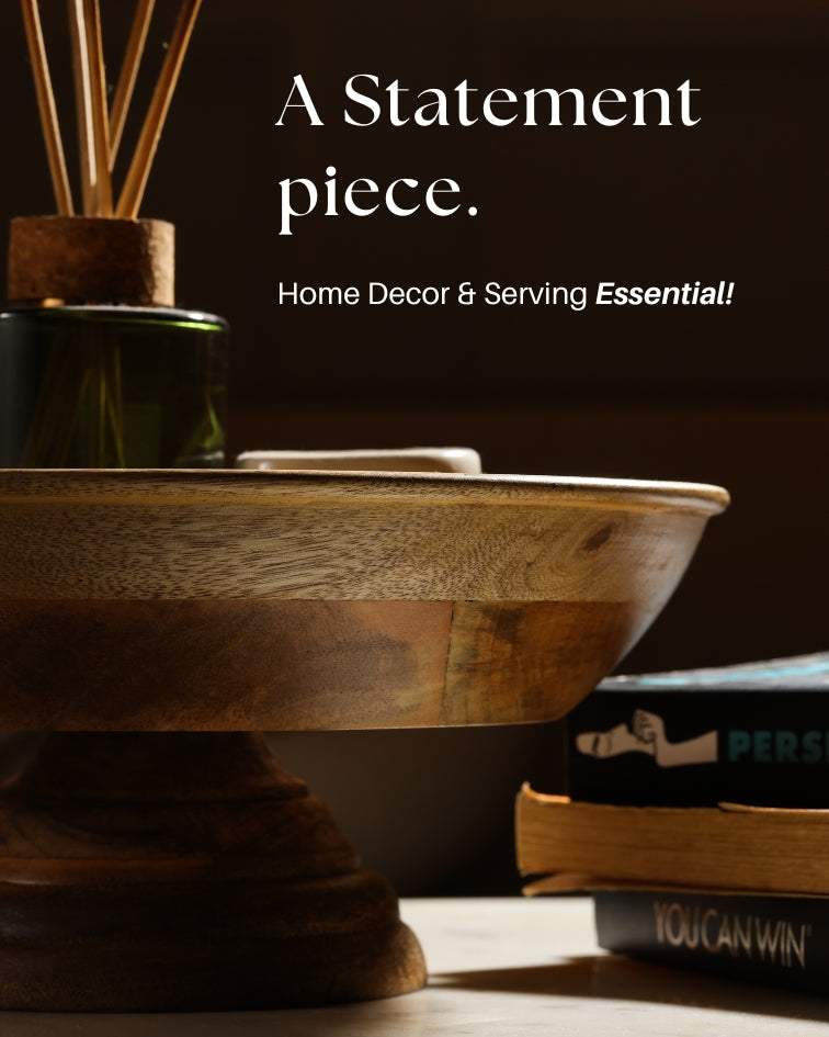 XOHOME WOODEN SERVING BOWL GREECE