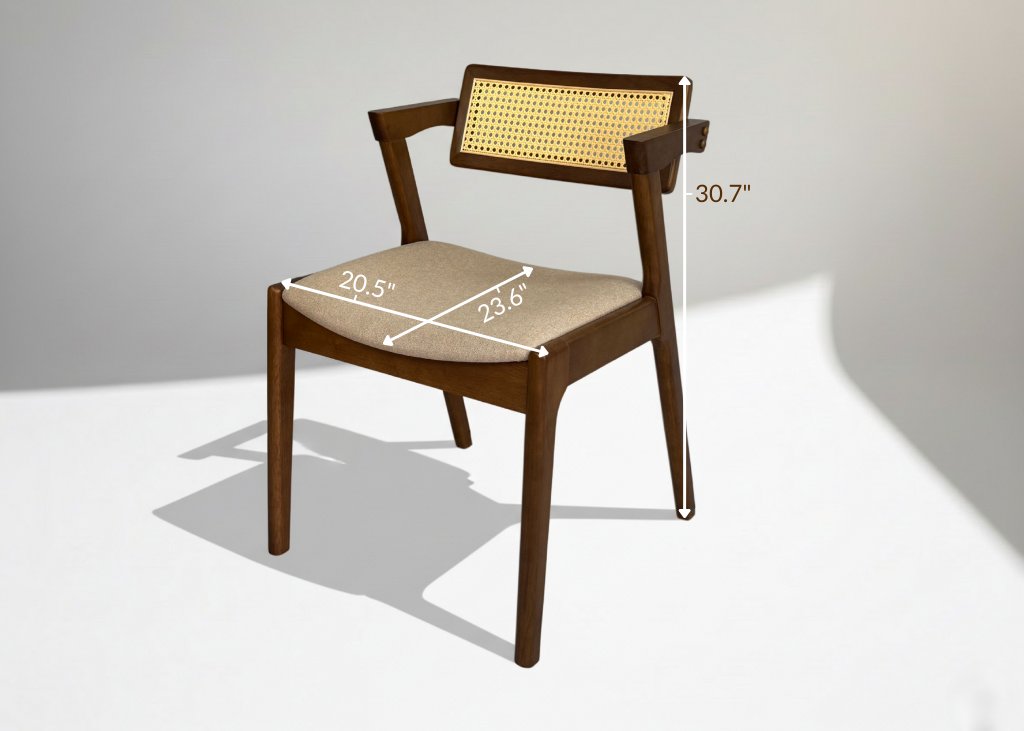 XOHOME SADAM Pure solidwood chair dimensions