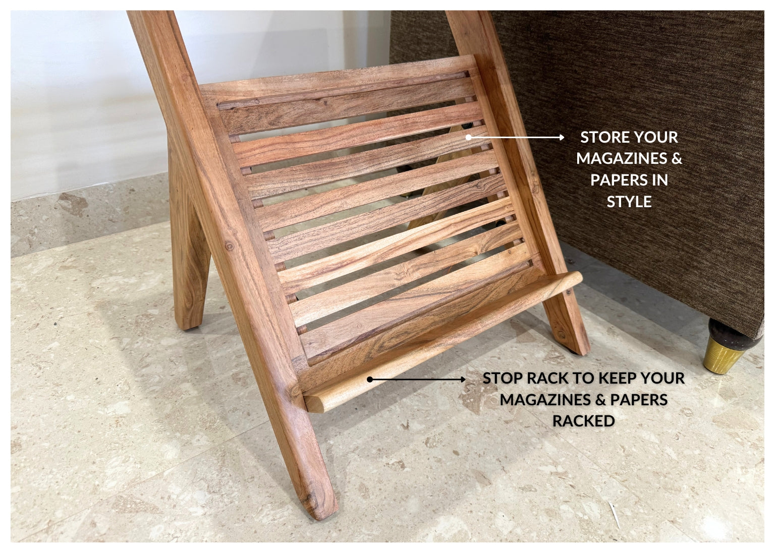 Solid wood Yoga End Table by XOHOME – stylish, durable, and space-saving. Features a raised-edge tabletop, storage for magazines & newspapers, and a modern, elegant design. Perfect for living rooms, bedrooms, and cozy corners. Premium craftsmanship, compact & sturdy build. Buy the best end table online!